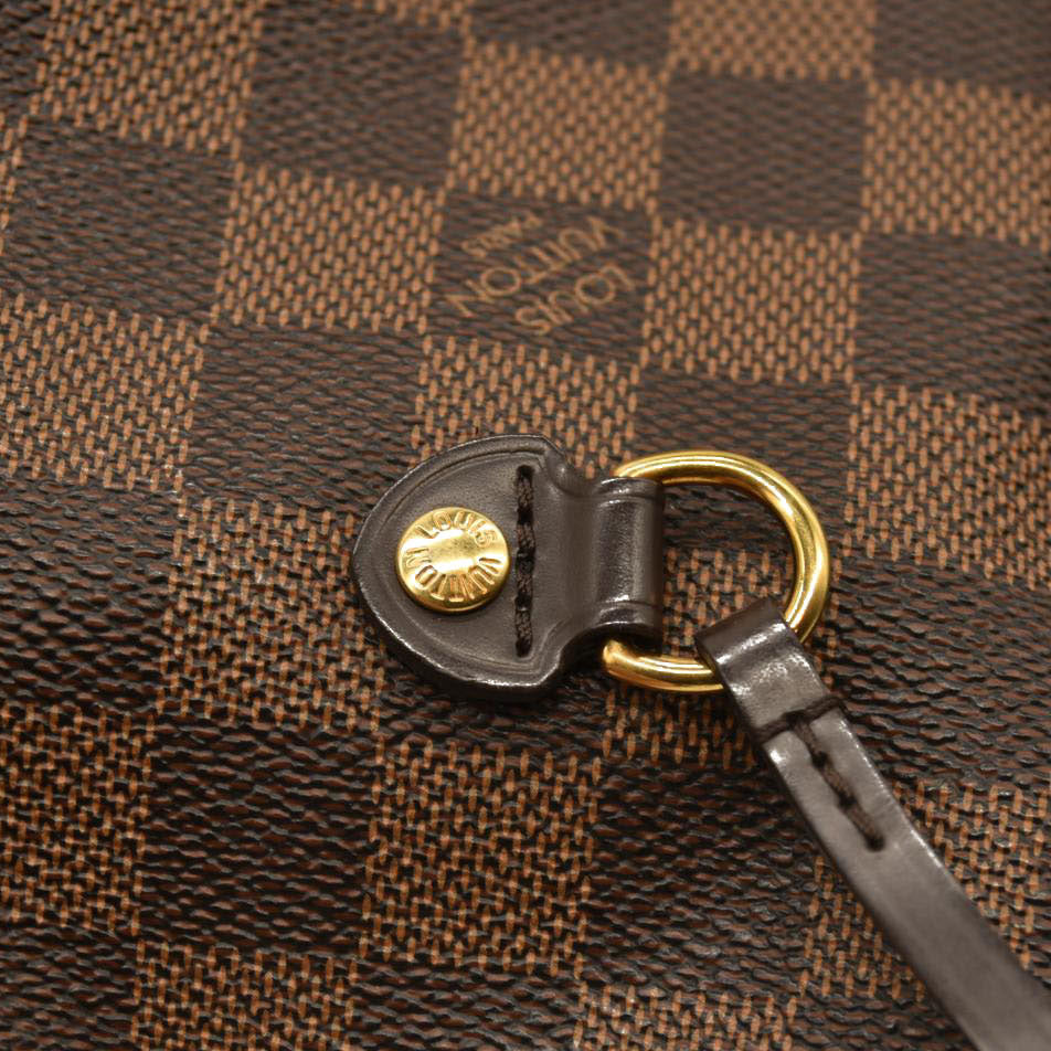 Louis Vuitton  Damier Ebene Neo Neverfull MM Rose Ballerine AR2108