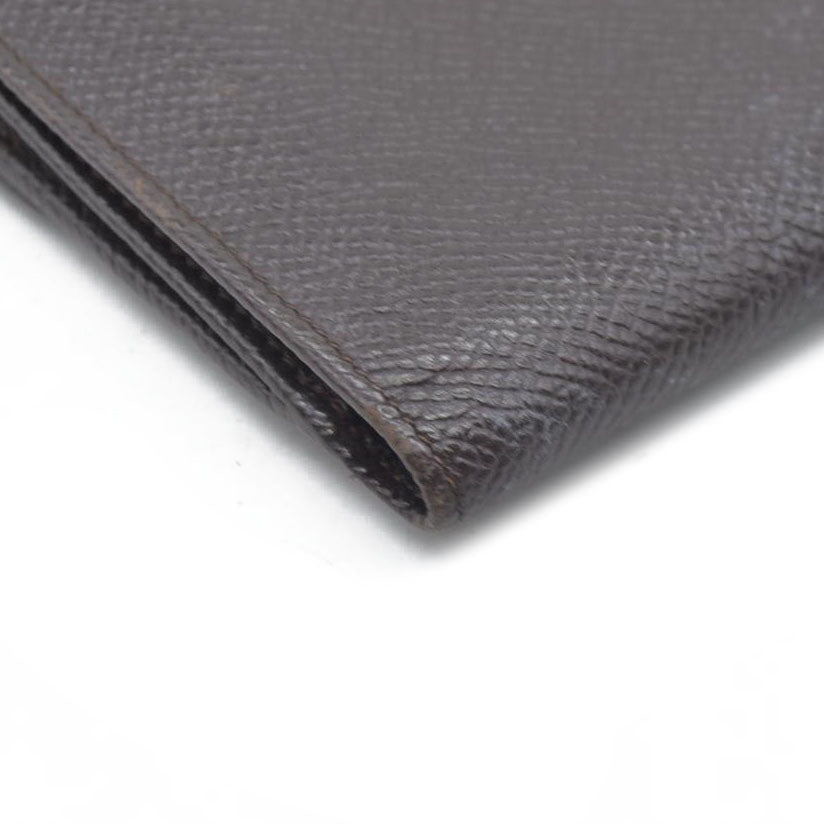 BVLGARI Classico Leather Bifold Wallet Brown