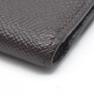 BVLGARI Classico Leather Bifold Wallet Brown