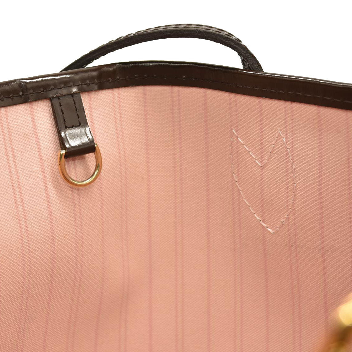 Louis Vuitton  Damier Ebene Neo Neverfull MM Rose Ballerine AR2108