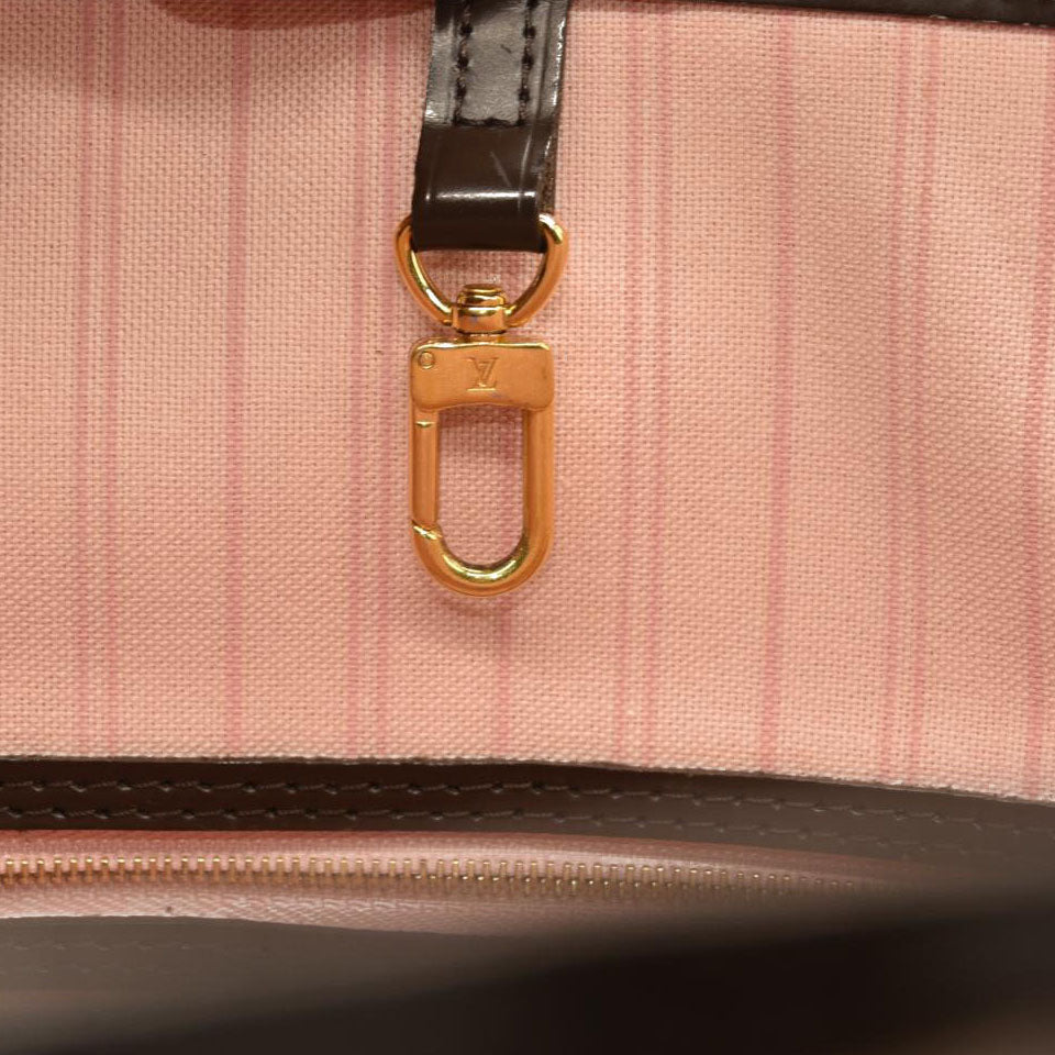 Louis Vuitton  Damier Ebene Neo Neverfull MM Rose Ballerine AR2108