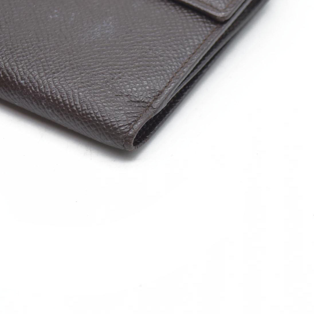 BVLGARI Classico Leather Bifold Wallet Brown