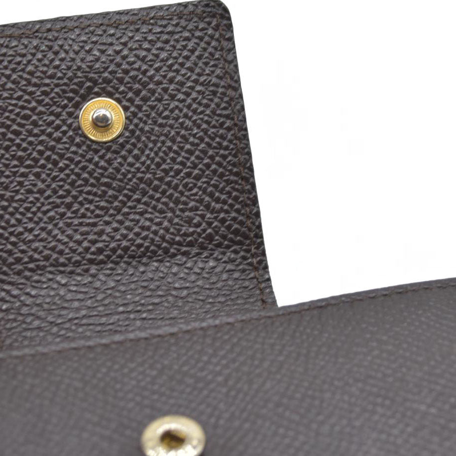 BVLGARI Classico Leather Bifold Wallet Brown
