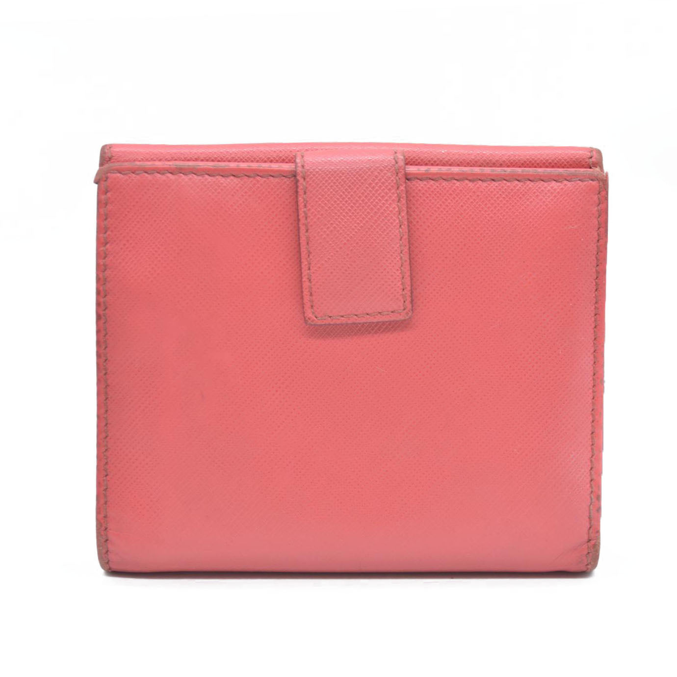 Salvatore Ferragamo Vara Leather Bifold Wallet Pink