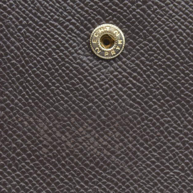 BVLGARI Classico Leather Bifold Wallet Brown