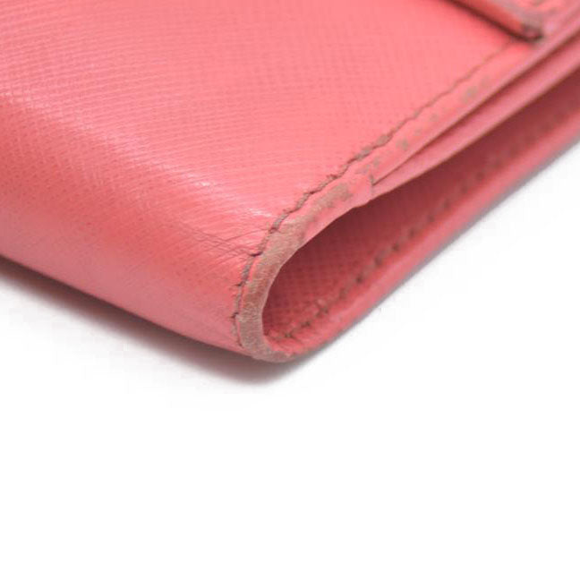 Salvatore Ferragamo Vara Leather Bifold Wallet Pink