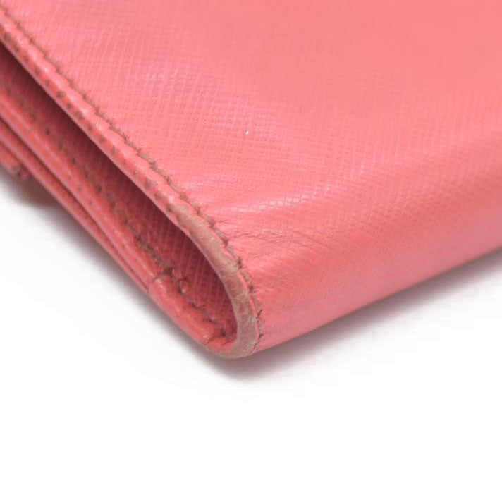 Salvatore Ferragamo Vara Leather Bifold Wallet Pink