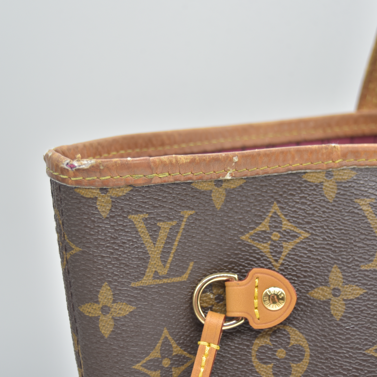 $2240 2018 Louis Vuitton Monogram Neo Neverfull Fuchsia CA4148 10020162