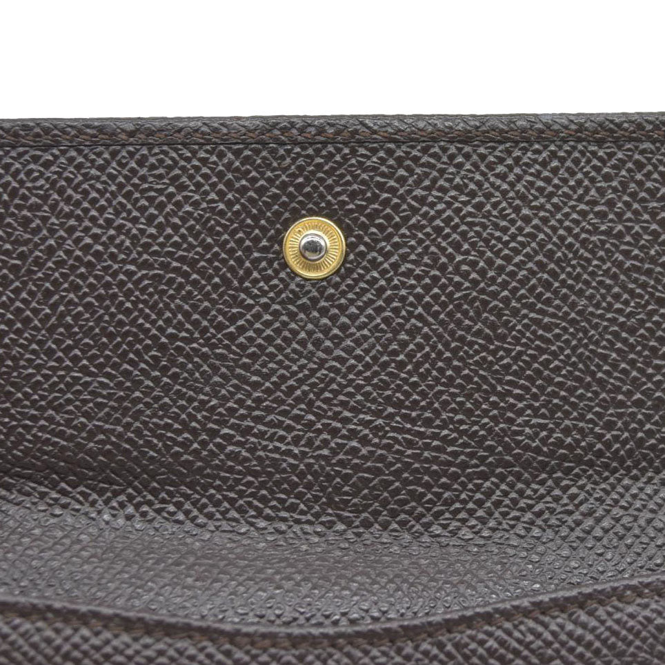 BVLGARI Classico Leather Bifold Wallet Brown