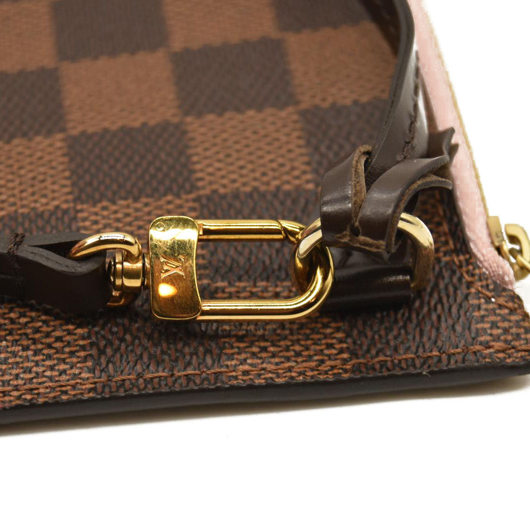 Louis Vuitton  Damier Ebene Neo Neverfull MM Rose Ballerine AR2108