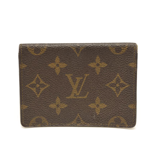 USED Louis Vuitton Monogram Envelope Business Card Holder
