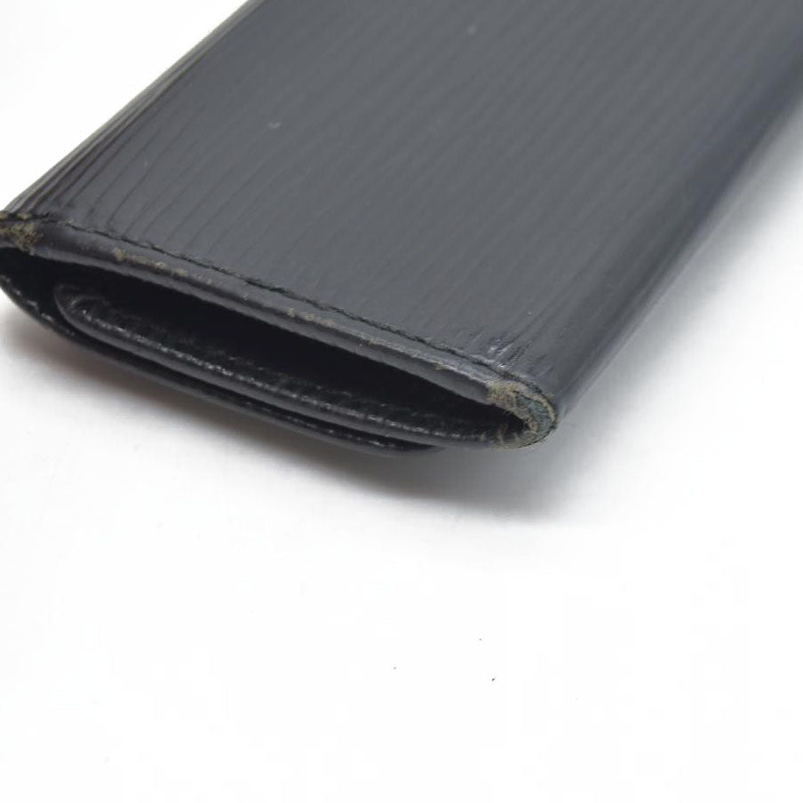 Louis Vuitton Epi Multicles Leather 4 Ring Key Case Black