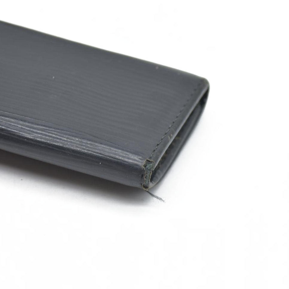 Louis Vuitton Epi Multicles Leather 4 Ring Key Case Black