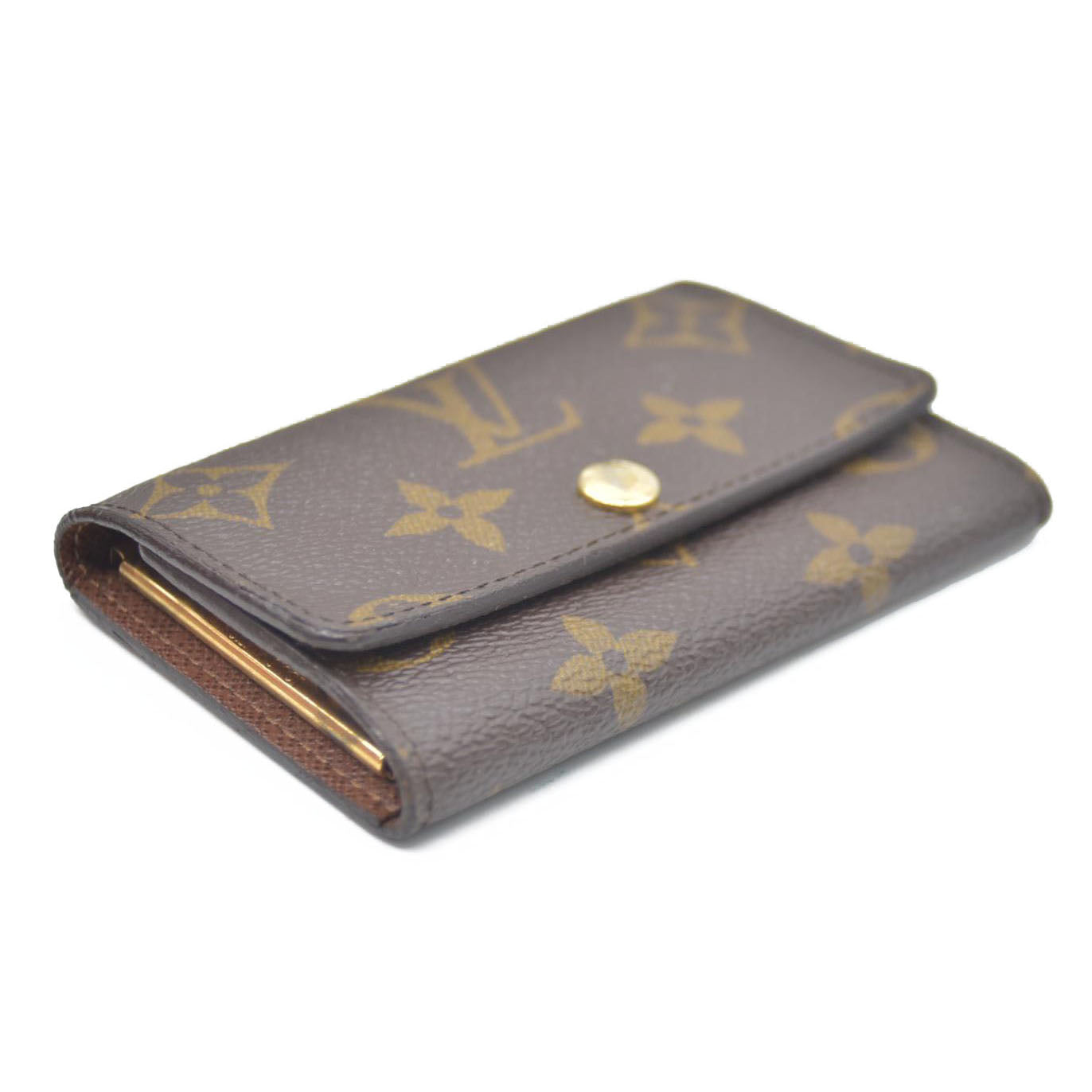 Louis Vuitton Monogram Multicles 6 Ring Key Case Brown RFID