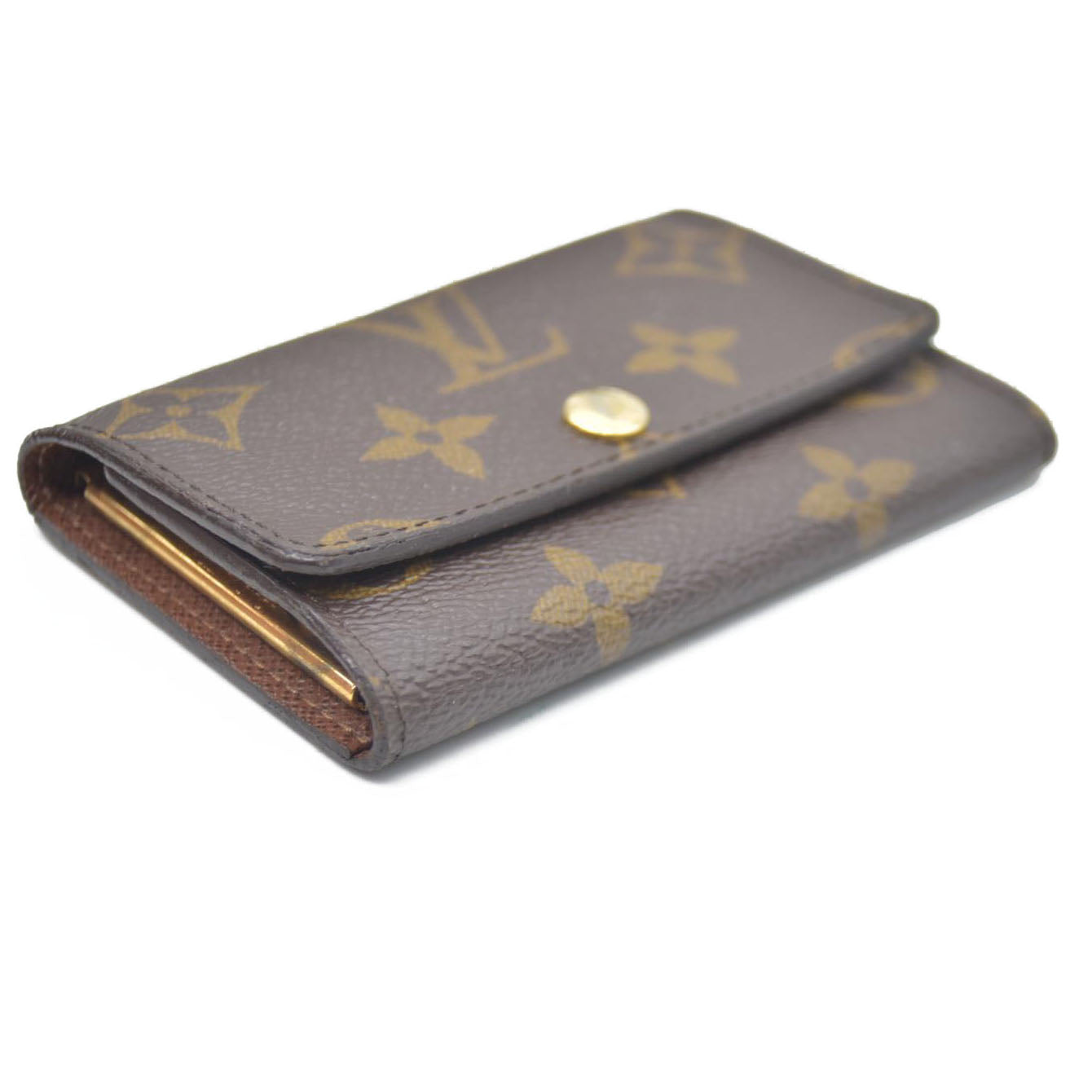 Louis Vuitton Monogram Multicles 6 Ring Key Case Brown RFID