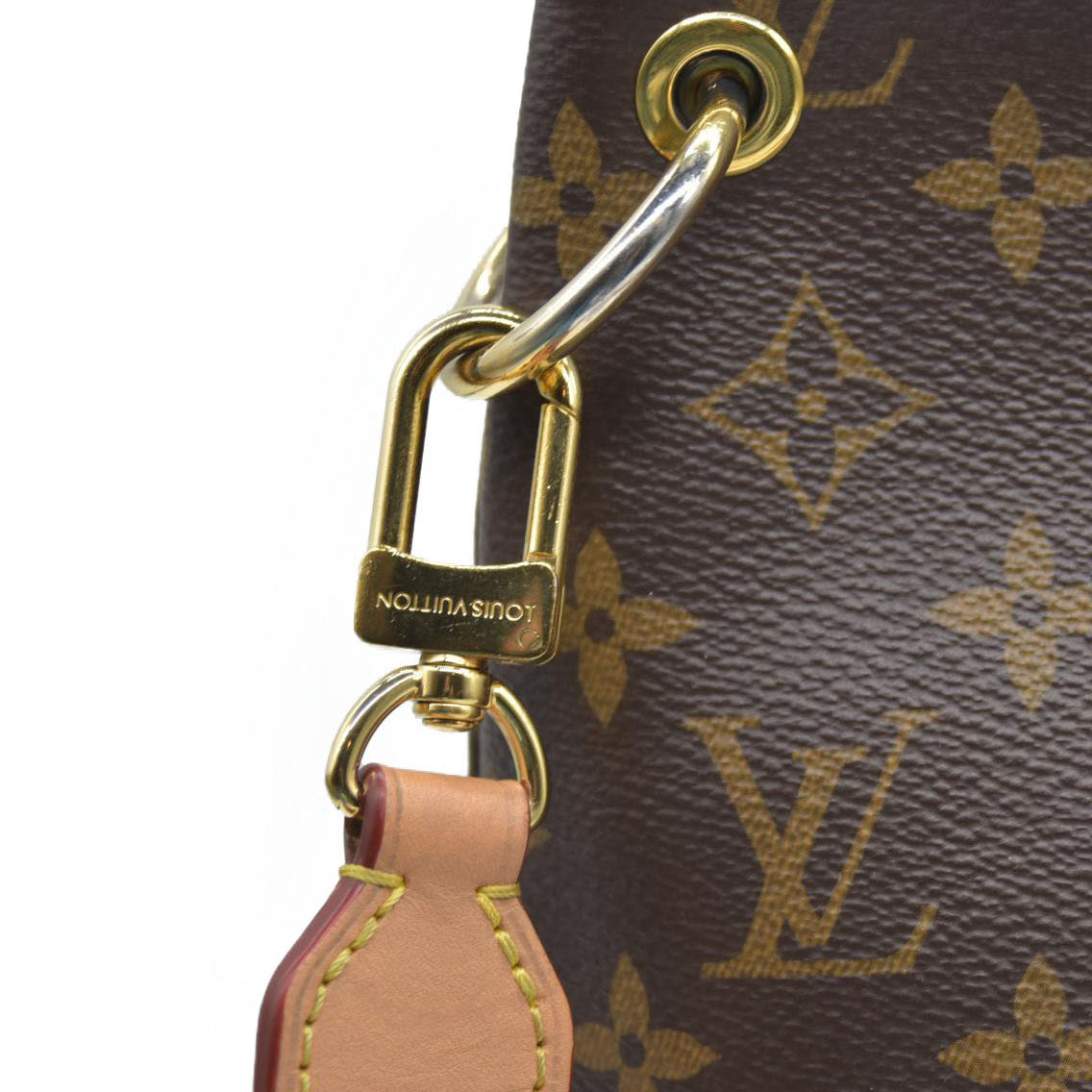 $2230  Louis Vuitton  Monogram Odeon MM Natural