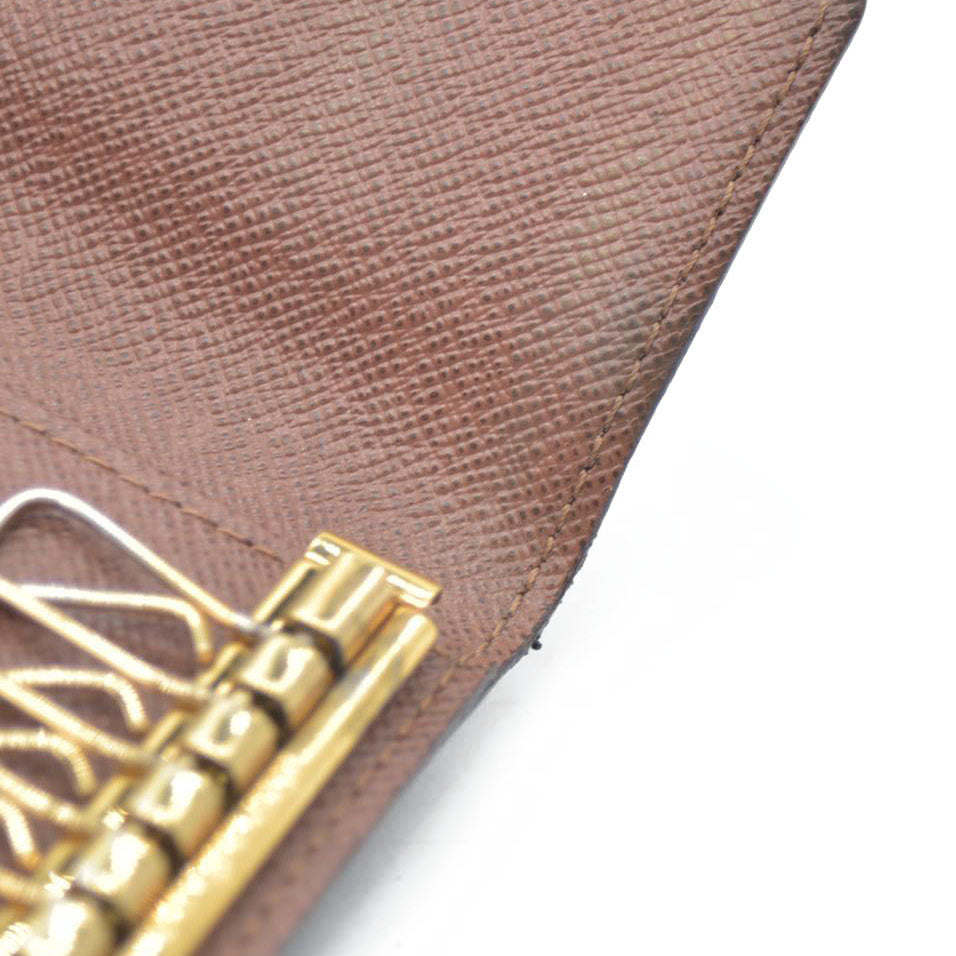 Louis Vuitton Monogram Multicles 6 Ring Key Case Brown RFID