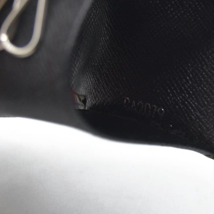 Louis Vuitton Epi Multicles Leather 4 Ring Key Case Black