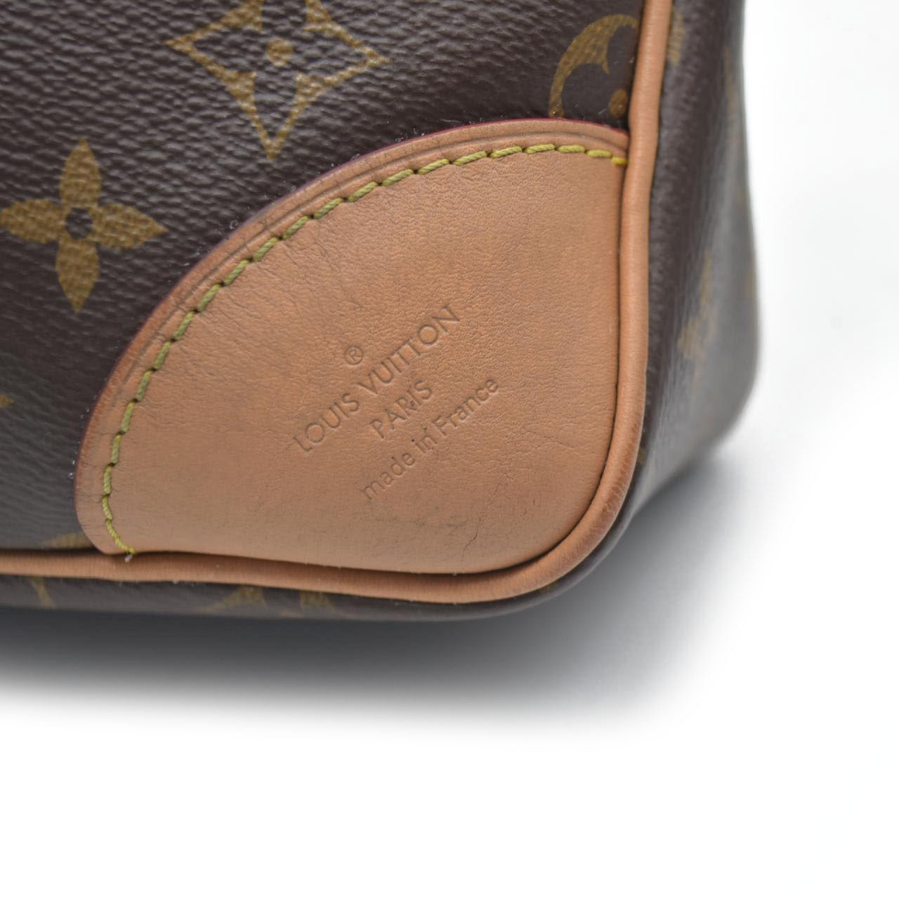 $2230  Louis Vuitton  Monogram Odeon MM Natural