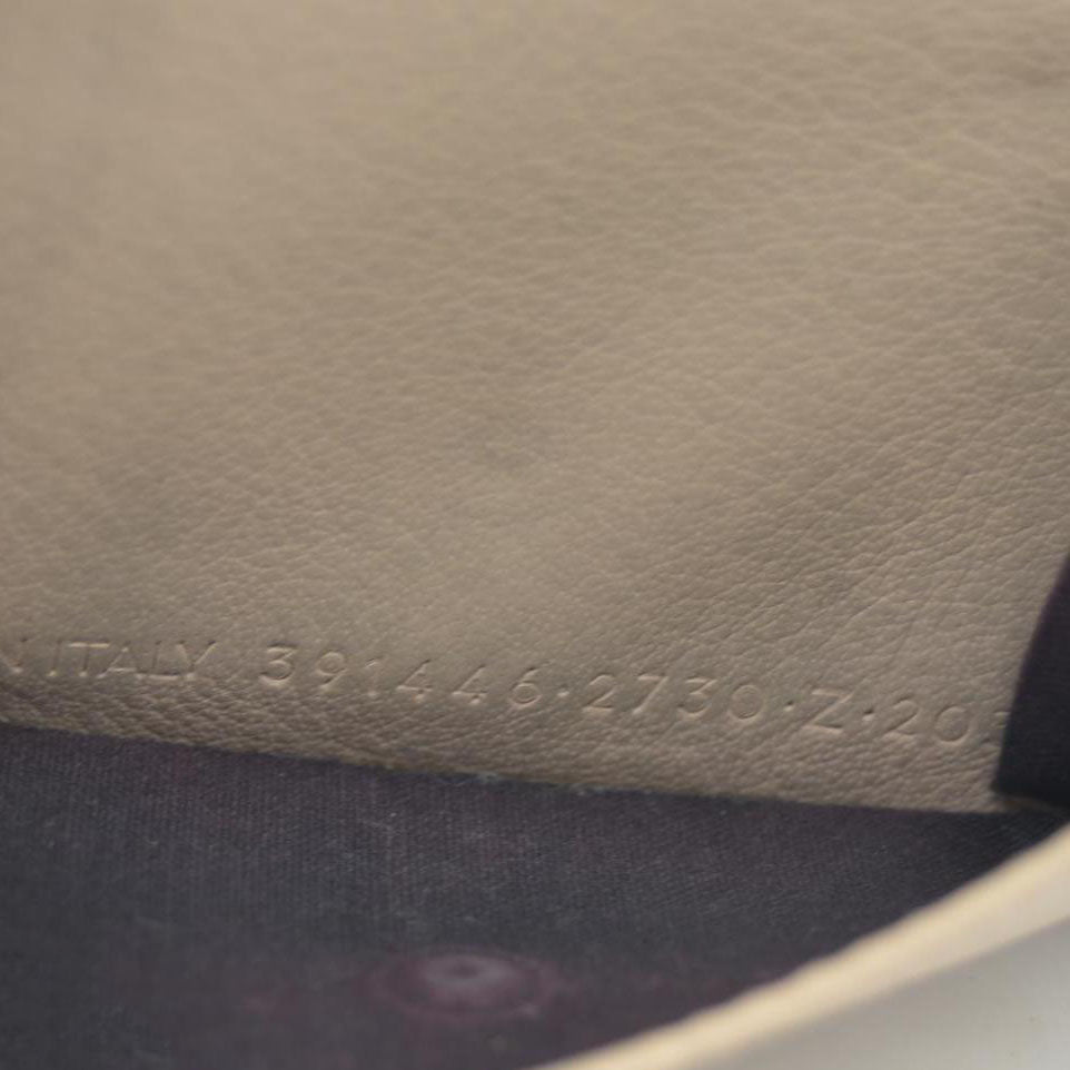 $450 BALENCIAGA Envelope Trifold Compact Wallet Beige CONSIGNMENT