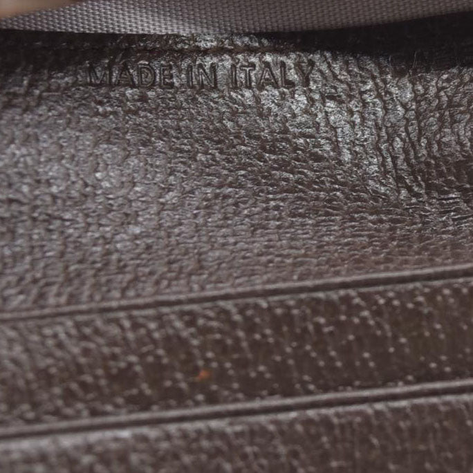 BVLGARI Logo Mania Canvas Bifold Wallet Beige