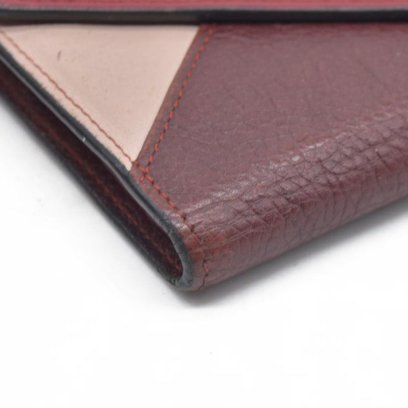 Chloe Patchwork Leather Trifold Wallet MultiColor