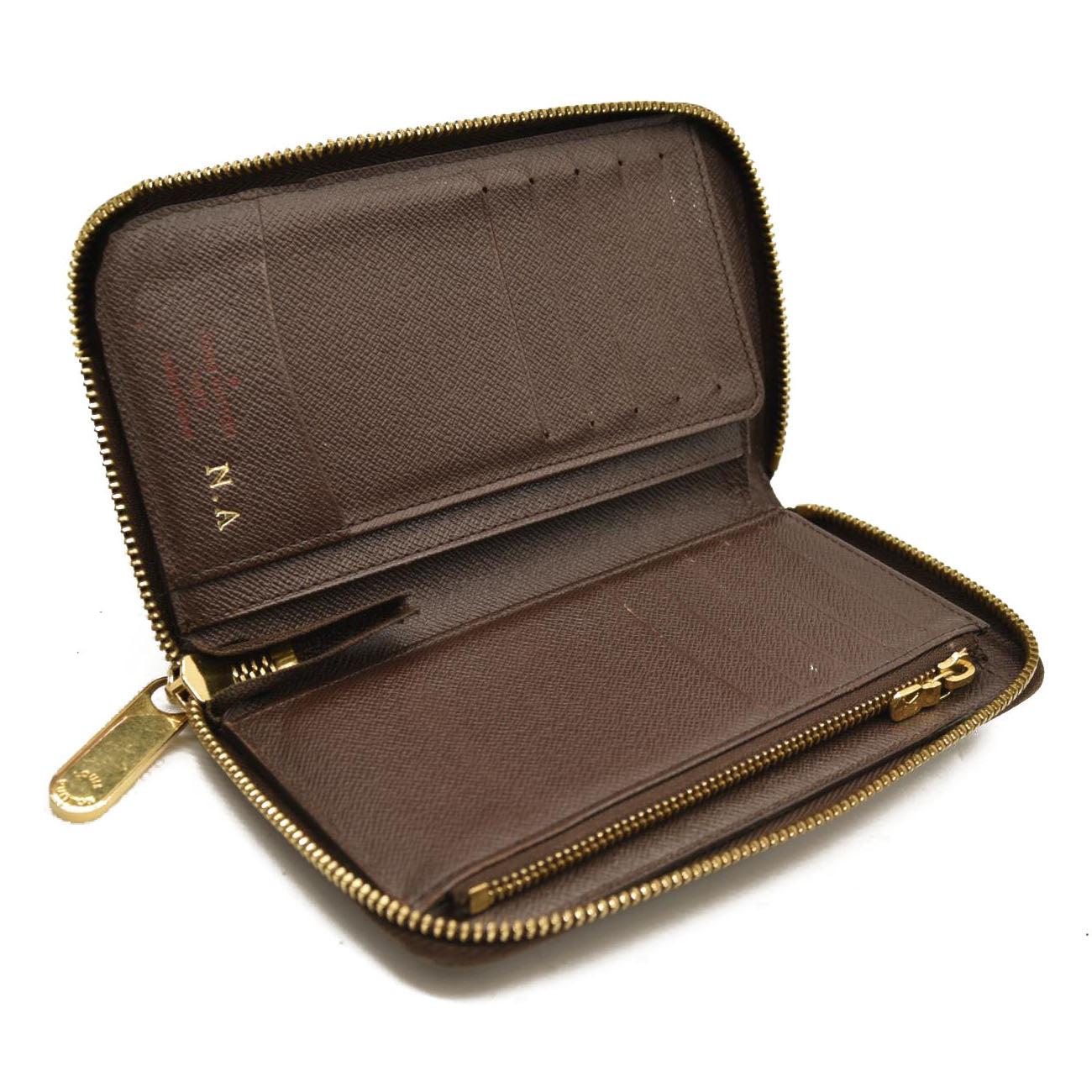 Louis Vuitton  Damier Ebene Zippy Organizer Wallet