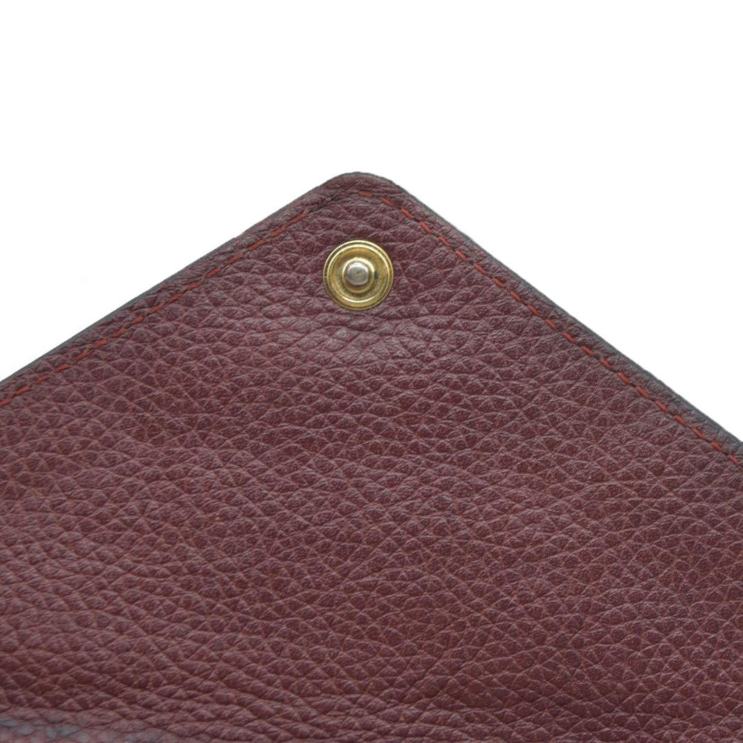 Chloe Patchwork Leather Trifold Wallet MultiColor