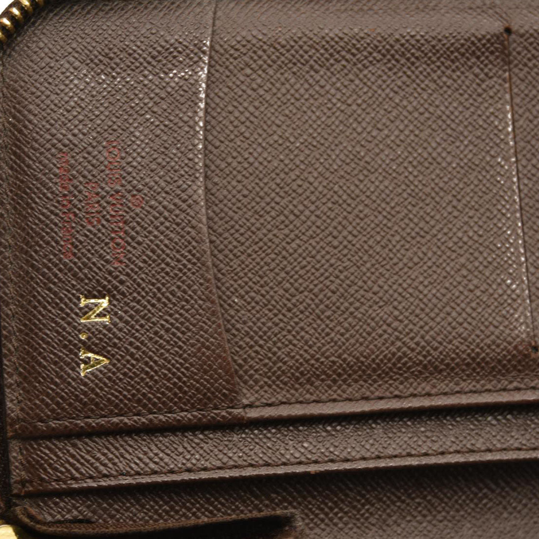 Louis Vuitton  Damier Ebene Zippy Organizer Wallet