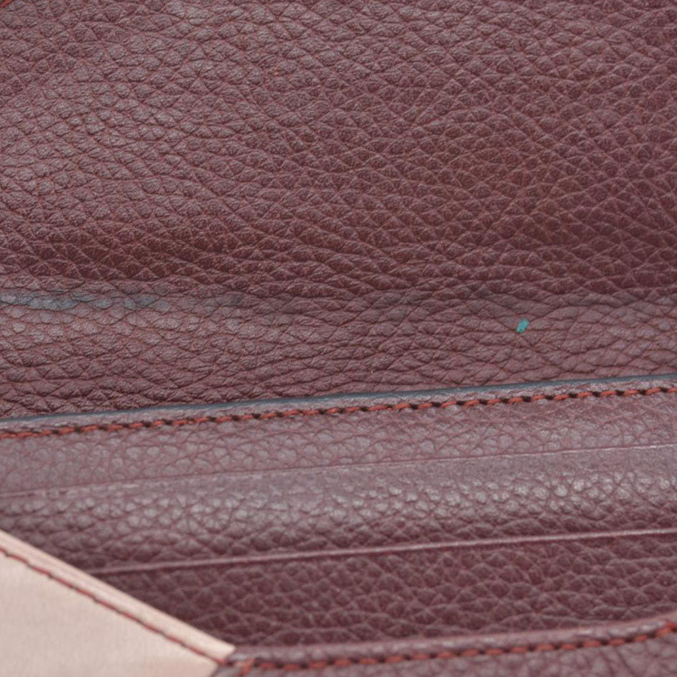 Chloe Patchwork Leather Trifold Wallet MultiColor