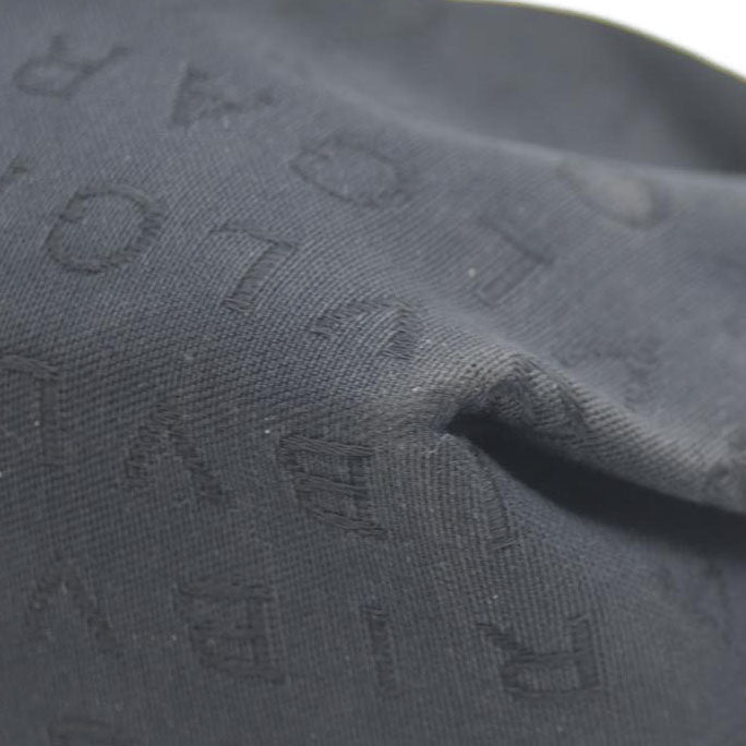 BVLGARI Logo Mania Canvas Cosmetic Pouch Bag Black