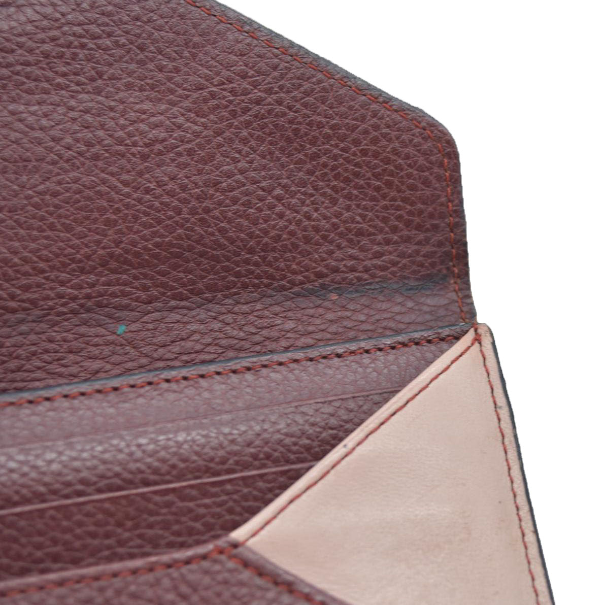 Chloe Patchwork Leather Trifold Wallet MultiColor
