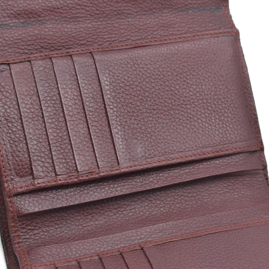 Chloe Patchwork Leather Trifold Wallet MultiColor