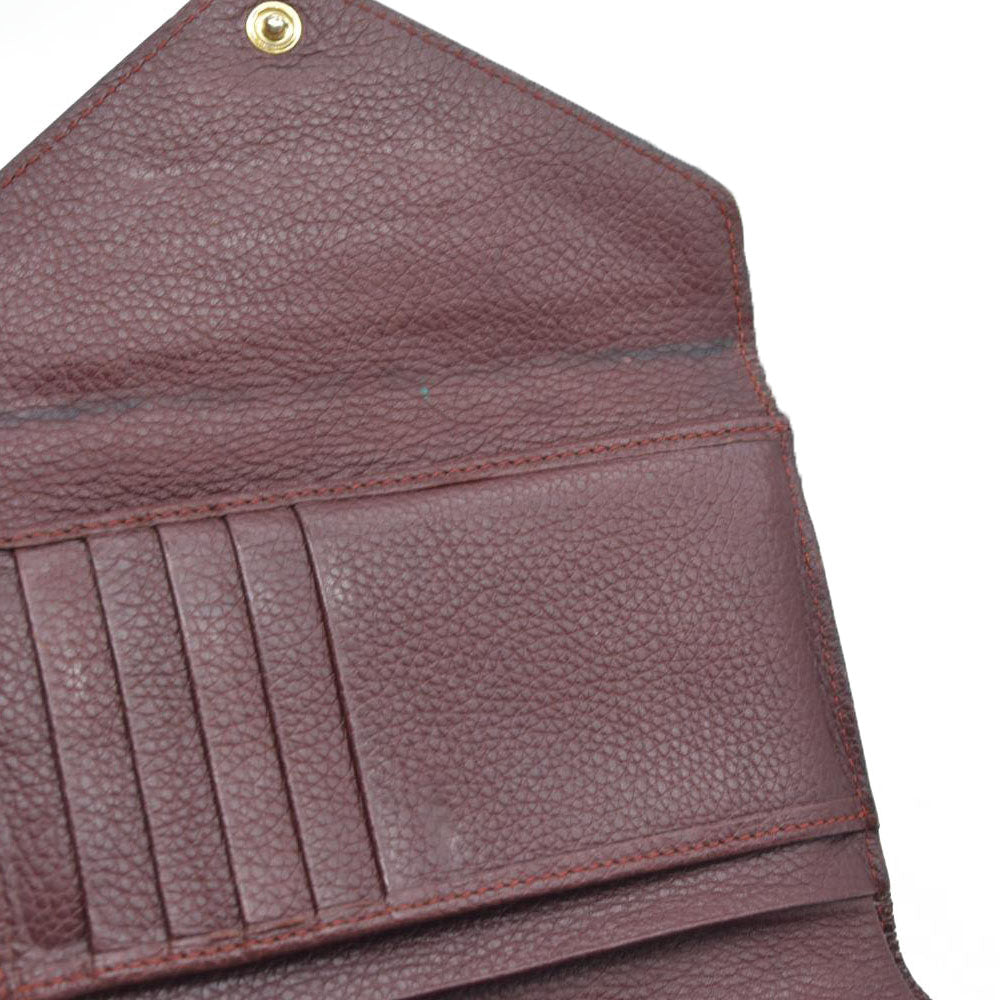 Chloe Patchwork Leather Trifold Wallet MultiColor