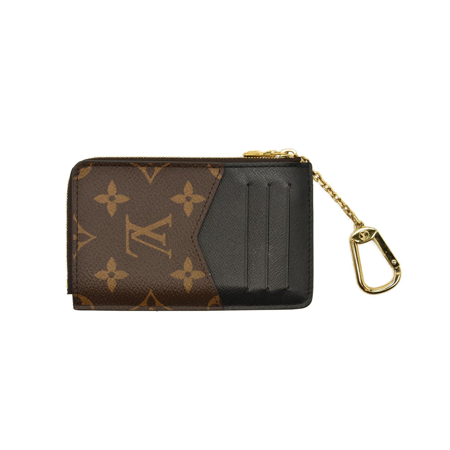 Louis Vuitton  Monogram Recto Verso Card Holder Black