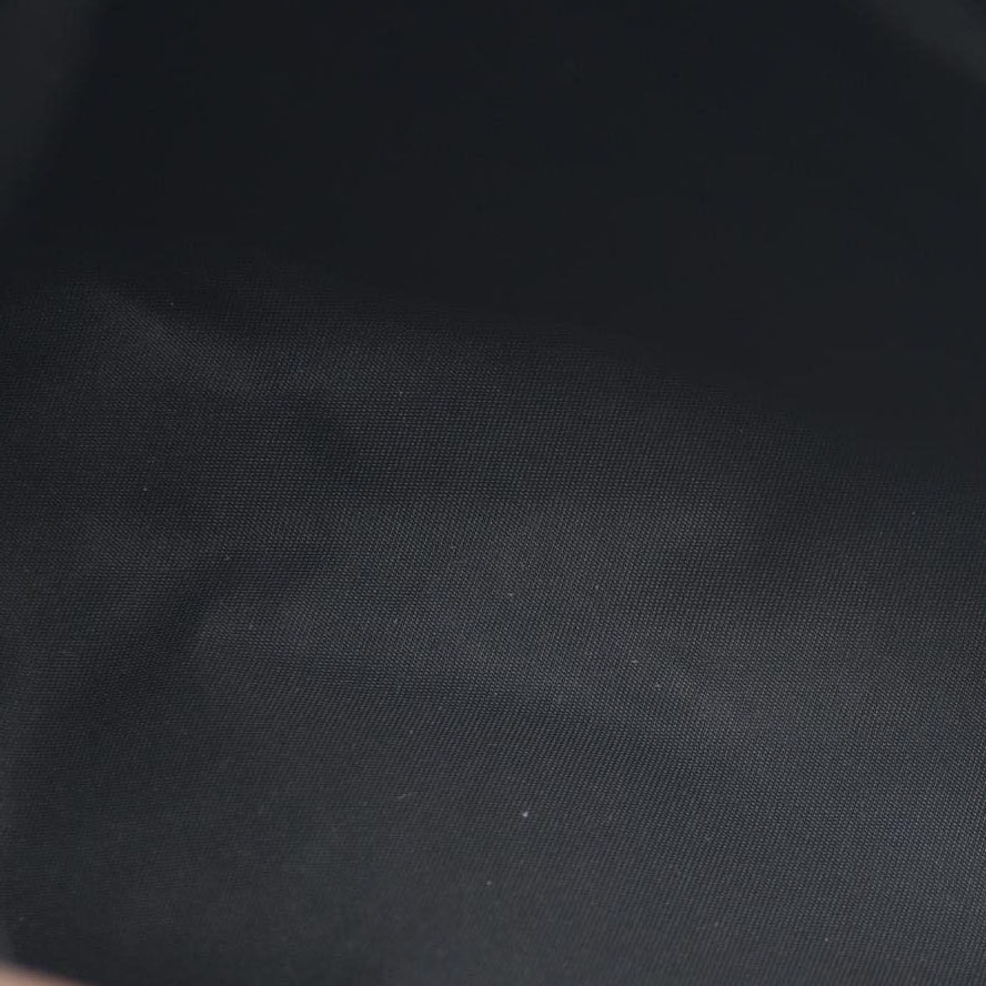 BVLGARI Logo Mania Canvas Cosmetic Pouch Bag Black