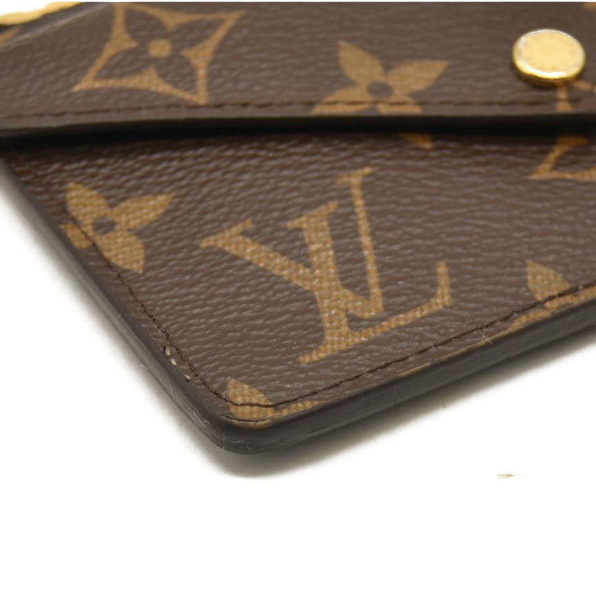 Louis Vuitton  Monogram Recto Verso Card Holder Black