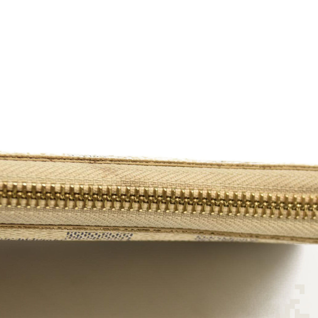 Louis Vuitton  Damier Azur Zippy Organizer Wallet MI5111