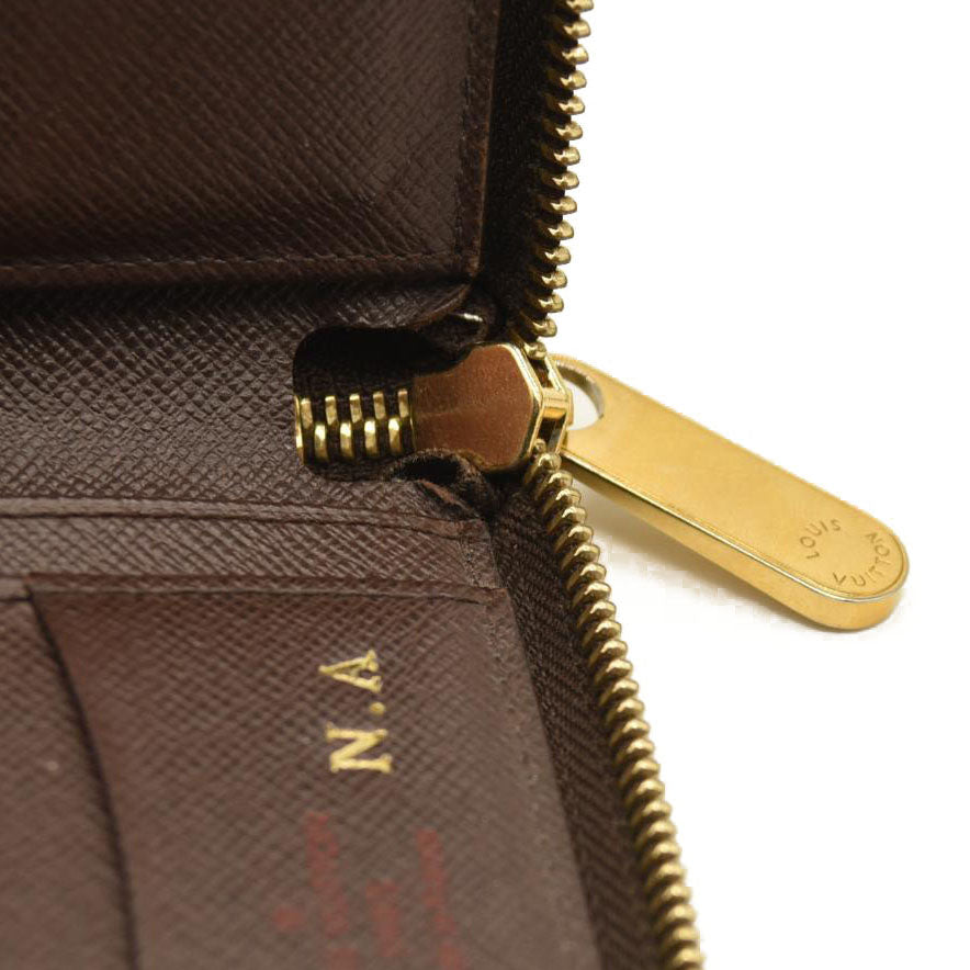Louis Vuitton  Damier Ebene Zippy Organizer Wallet