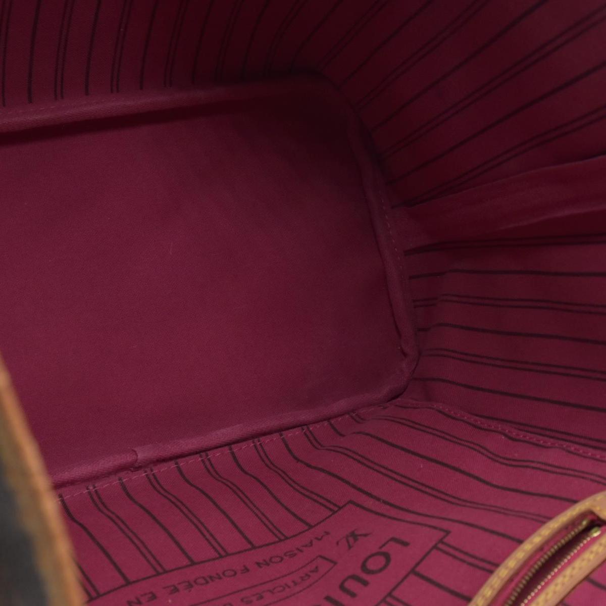 $2170 Louis Vuitton  Monogram Neo Neverfull MM Fuchsia AR0280