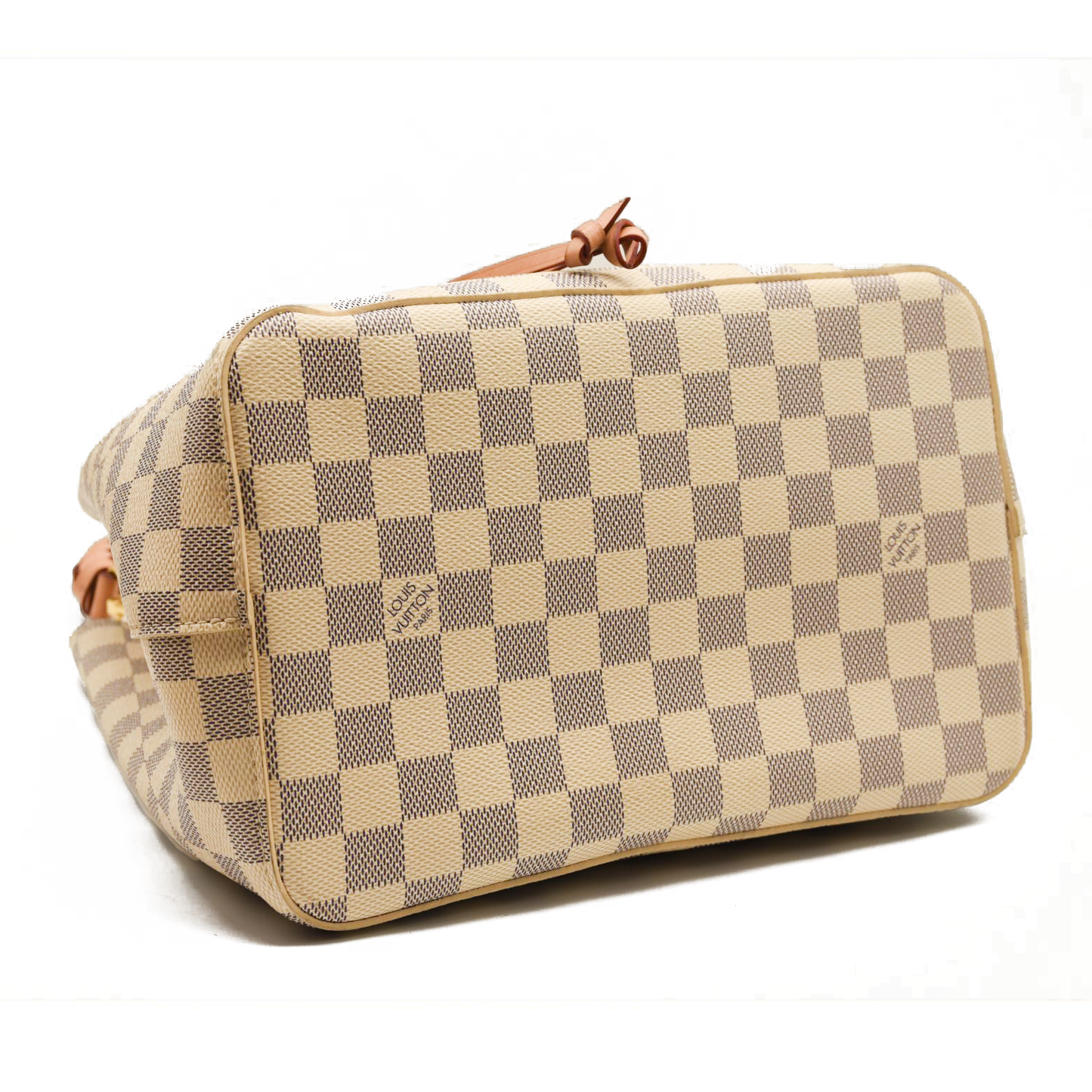 Louis Vuitton Damier Azur Braided Neonoe MM Peach Cream