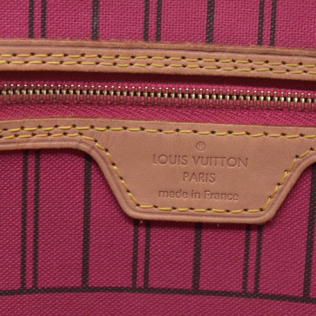 $2170 Louis Vuitton  Monogram Neo Neverfull MM Fuchsia AR0280