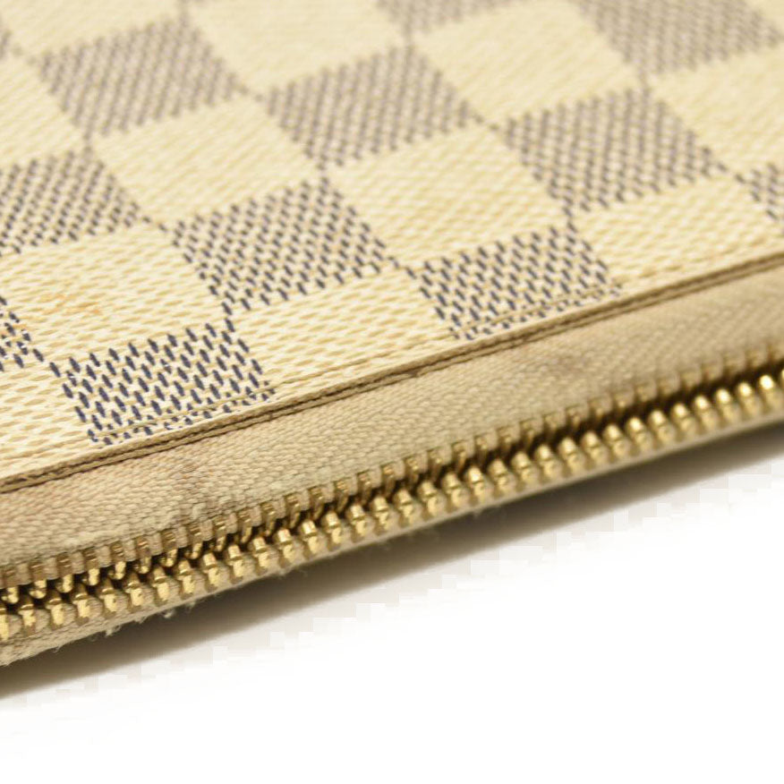 Louis Vuitton  Damier Azur Zippy Organizer Wallet MI5111