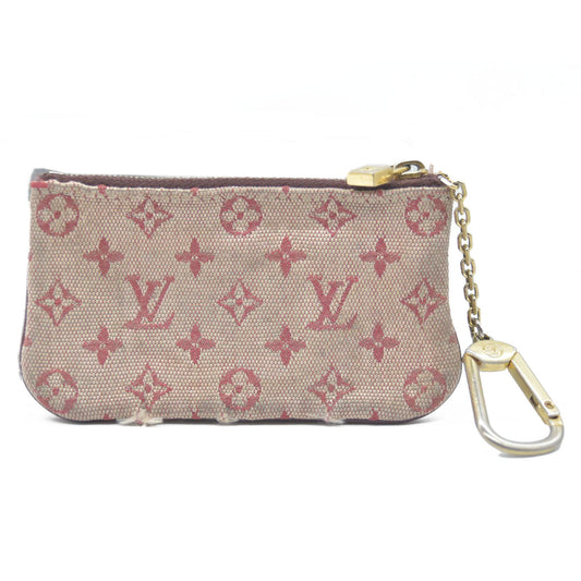 Louis Vuitton  Mini Monogram Key Pouch Cherry