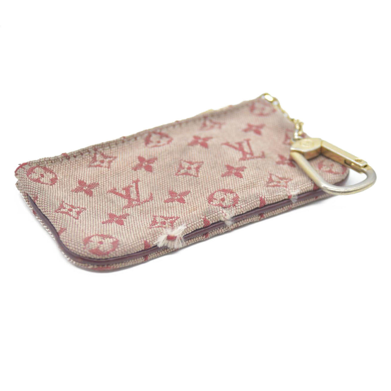 Louis Vuitton  Mini Monogram Key Pouch Cherry