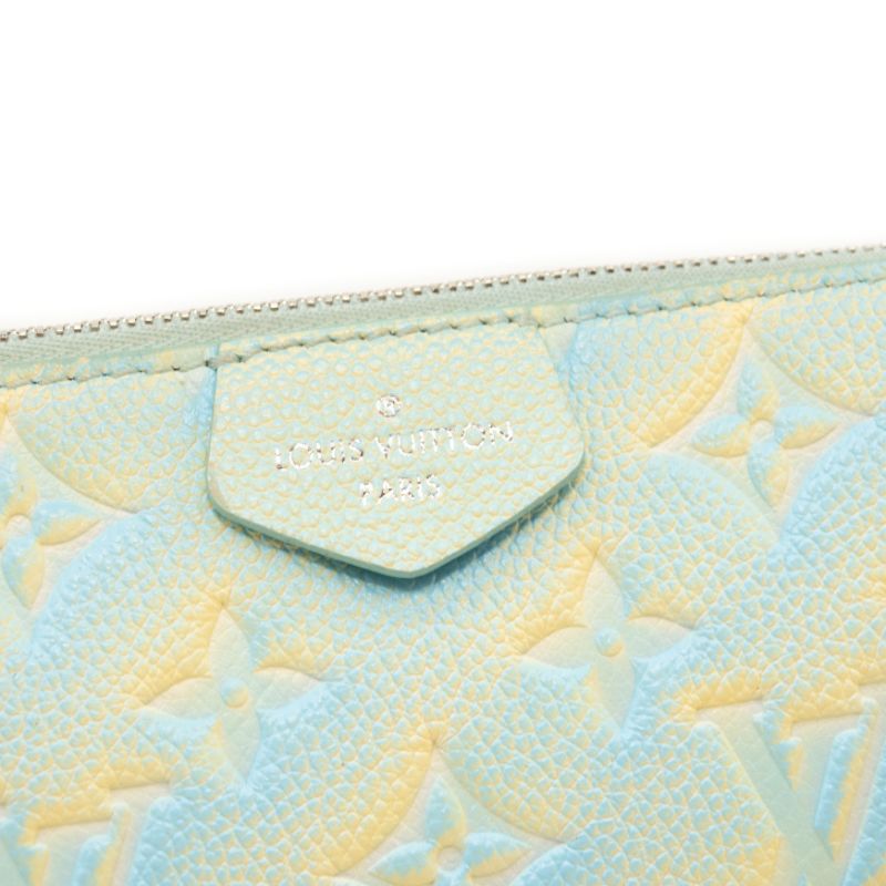 Louis Vuitton Empreinte Monogram Summer Stardust Pochette Accessories Water Green