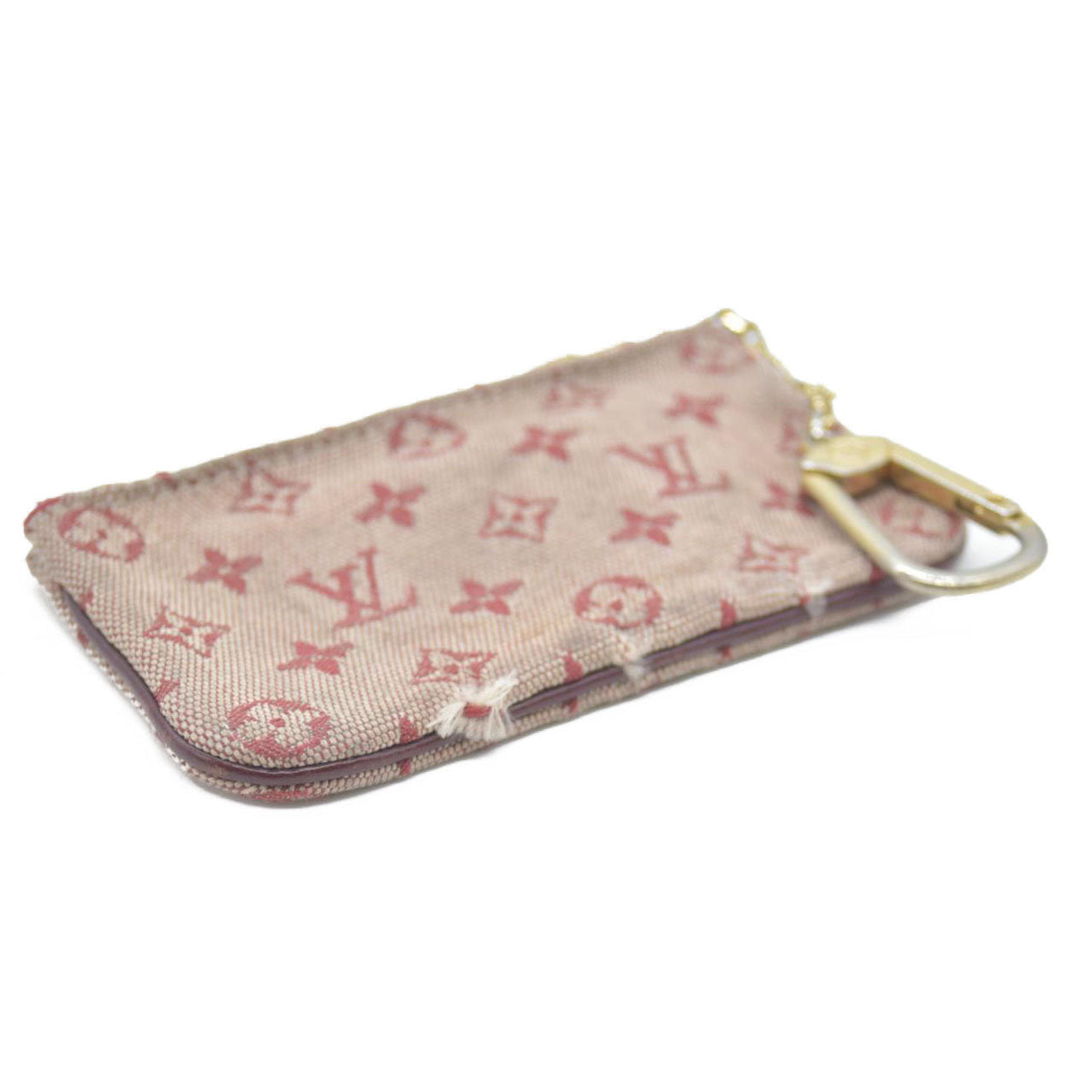 Louis Vuitton  Mini Monogram Key Pouch Cherry