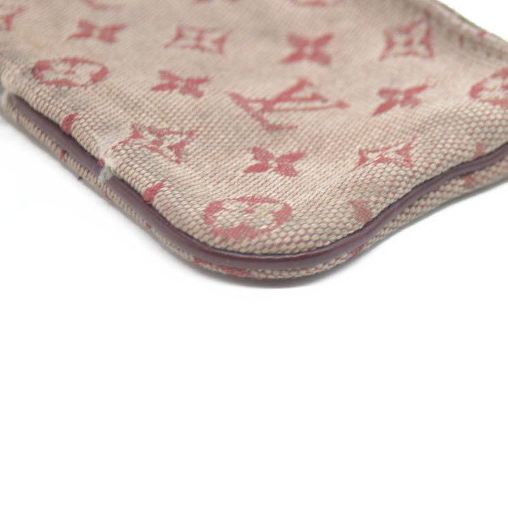 Louis Vuitton  Mini Monogram Key Pouch Cherry