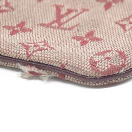 Louis Vuitton  Mini Monogram Key Pouch Cherry
