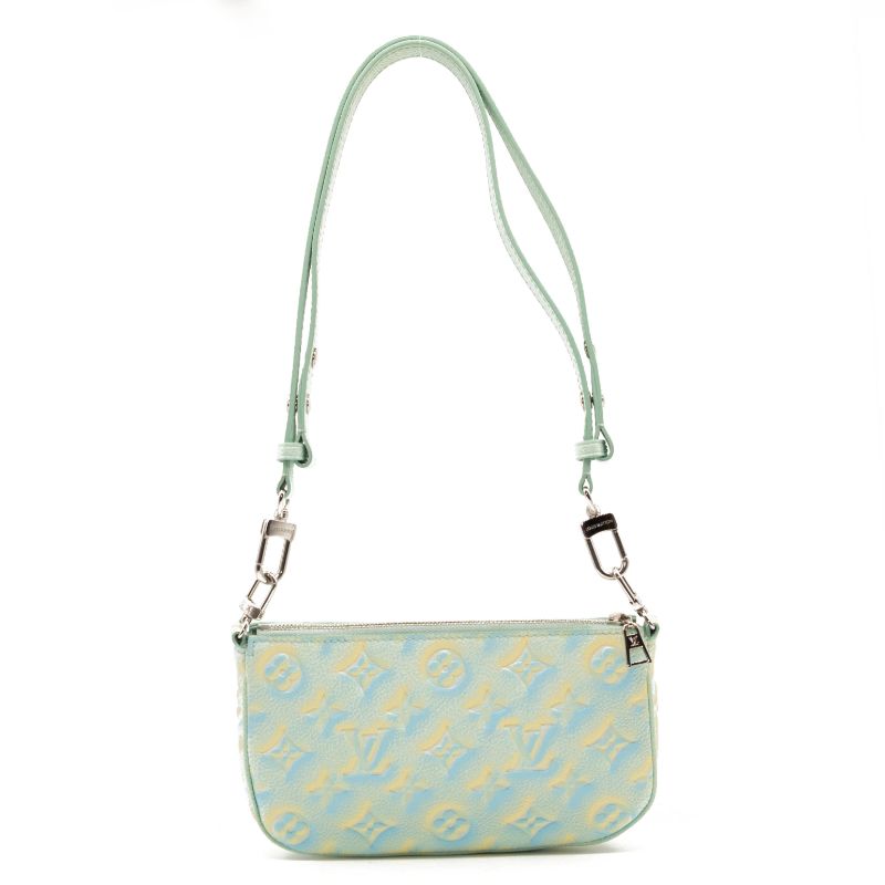 Louis Vuitton Empreinte Monogram Summer Stardust Pochette Accessories Water Green